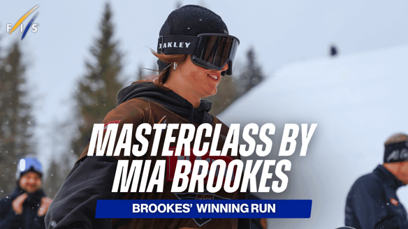 Mia Brookes Claims her Second World Cup Slopestyle Title