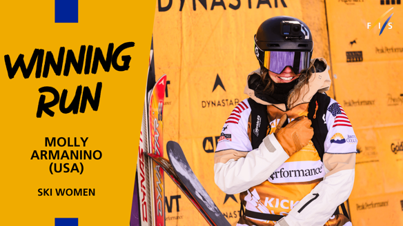 Molly Armanino Ski Women Winning Run - 2025 Kicking Horse Golden BC Pro