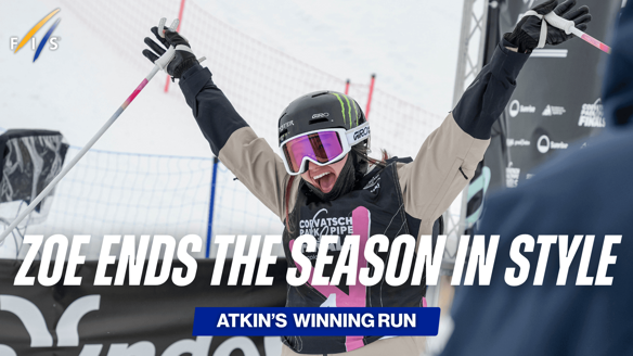 Zoe Atkin claims her second Crystal Globe | Silvaplana
