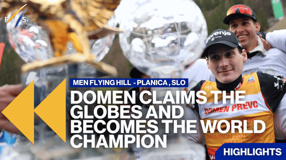 Norway wins big while Domen seals the World Cup as a champion! - Men Ski Flying - Highlights