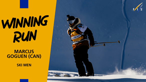 Marcus Goguen Ski Men Winning Run - 2025 Kicking Horse Golden BC Pro